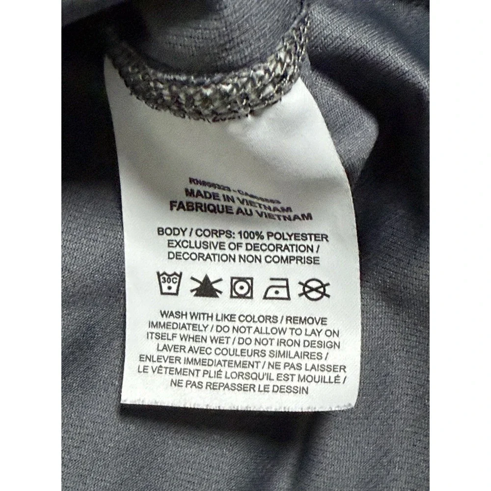 Nike Dri-Fit ADV Tiger Woods Mens Large Gray The Woods Jupiter Polo Shirt DN2237